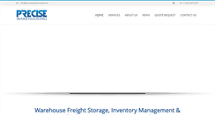 Desktop Screenshot of precisewarehousing.com